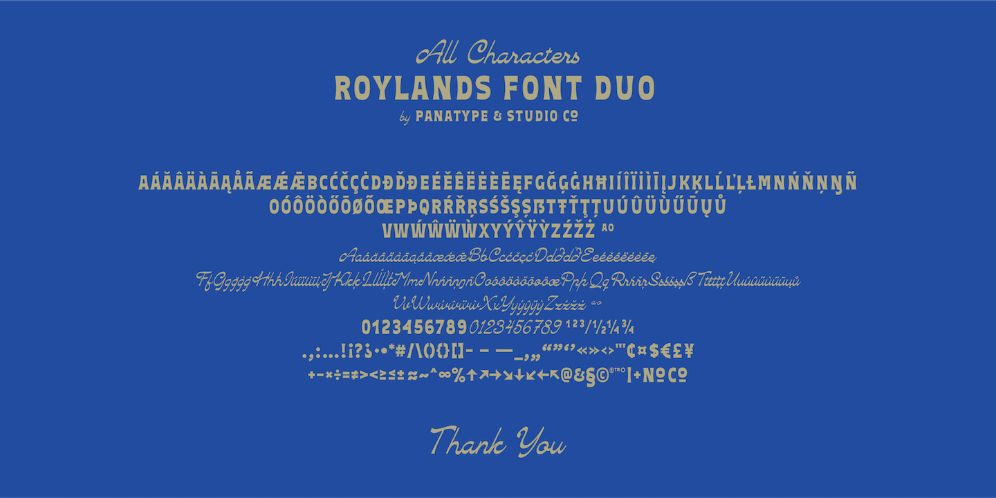 Roylands Font Duo